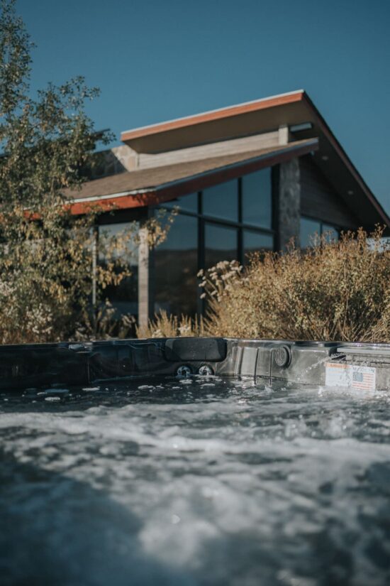 Jacuzzi en cabañas 7 Valles con vista a la naturaleza